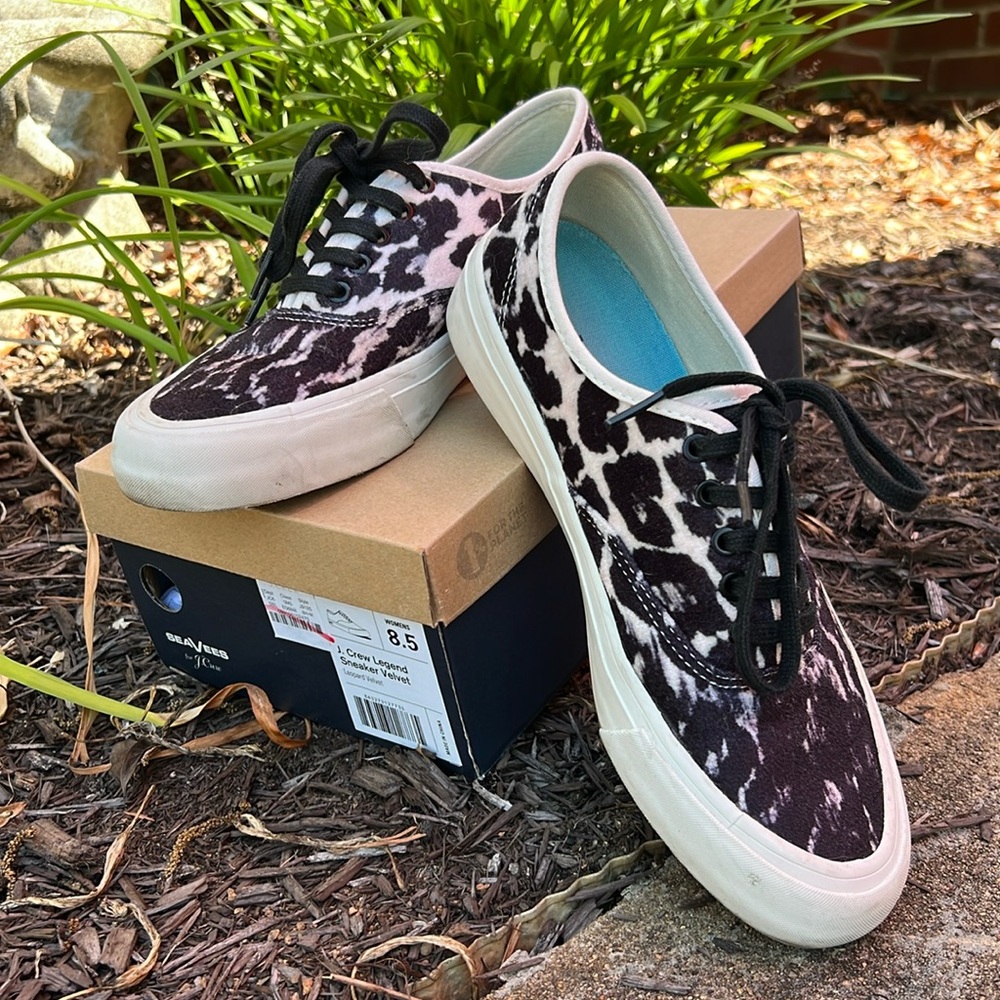 SeaVees J. Crew Legend Leopard Velvet